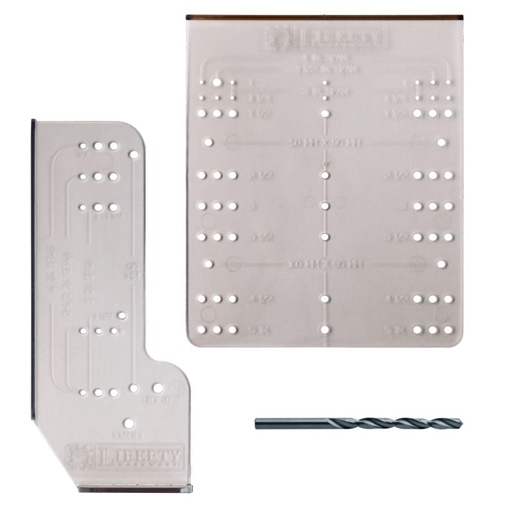 Liberty Align Right Cabinet Hardware Installation Template Set pertaining to proportions 1000 X 1000
