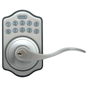 Lockstate Electronic Keypad Door Lever Door Lock Ls L500 Sn The with size 1000 X 1000