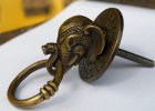 Lot Of 2 Pcs Vintage Antique Solid Brass Elephant Cabinet Door with regard to size 1500 X 1461