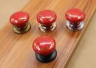 Modest Design Red Kitchen Cabinet Knobs Red Drawer Pulls Etsy Home with measurements 1000 X 1000