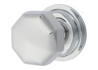 Morello Octagonal Centre Door Knob 79mm Polished Chrome within measurements 1400 X 1400