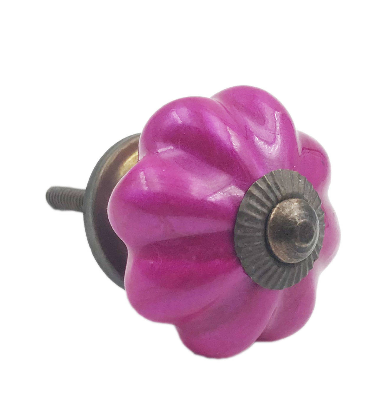 Neon Pink Pumpkin Shaped Knob Drawer Pull Cabinet Pull Furniture intended for proportions 1314 X 1398