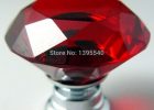 New Red Crystal Cabinet Drawer Knobs Diamond Shape Wardrobe Closet with regard to proportions 960 X 960