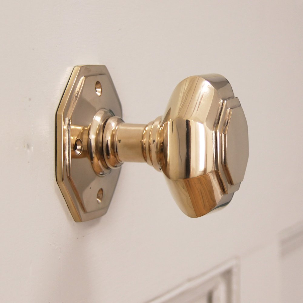 Octagonal Brass Door Knobs for proportions 1000 X 1000