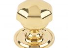 Octagonal Centre Door Knob Polished Brass Centre Door Knobs throughout proportions 1000 X 1000