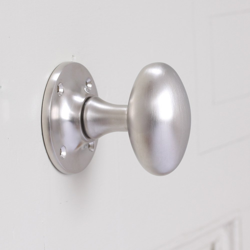 Oval Satin Nickel Door Knobs intended for sizing 1000 X 1000