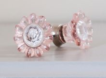 Pink Flower Drawer Knobs Floral Drawer Knobs Pompom Twiddle with size 900 X 900