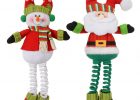 Plush Fabric Door Knob Decoration Handle Hanger Snowman Santa With regarding proportions 1000 X 1000