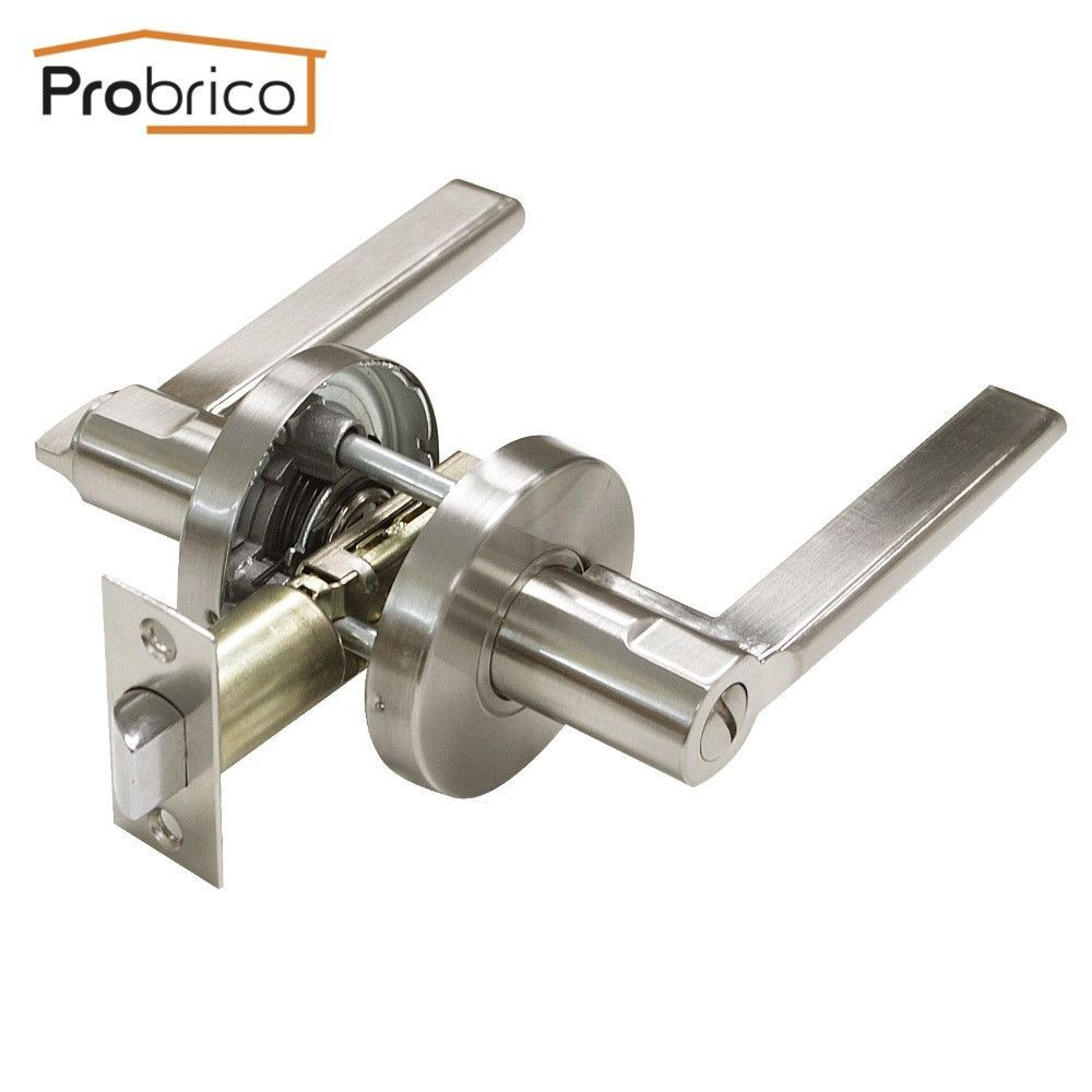 Probrico Security Door Lock Stainless Steel Safe Lock Dl1637snbk throughout proportions 1000 X 1000
