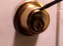 Removing Schlage Double Cylinder Aka Double Keyed Deadbolt Cover regarding dimensions 1280 X 720