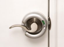 Safety 1st No Drill Lever Handle Lock White Walmart within measurements 2040 X 1832