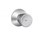 Schlage Bell Satin Chrome Privacy Bedbath Door Knob F40 Bel 626 with dimensions 1000 X 1000