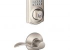 Schlage Camelot Satin Nickel Keypad Electronic Deadbolt And Accent within sizing 1000 X 1000