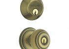 Schlage Georgian Antique Brass Single Cylinder Deadbolt With Entry with regard to measurements 1000 X 1000