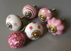 Set Of Assorted Pink Coloured Drawer Knobs French Grey Interiors in sizing 900 X 900