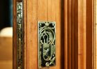 Small Leaf Double Pocket Door Mortise Lock Privacy Blackened pertaining to measurements 1035 X 1434