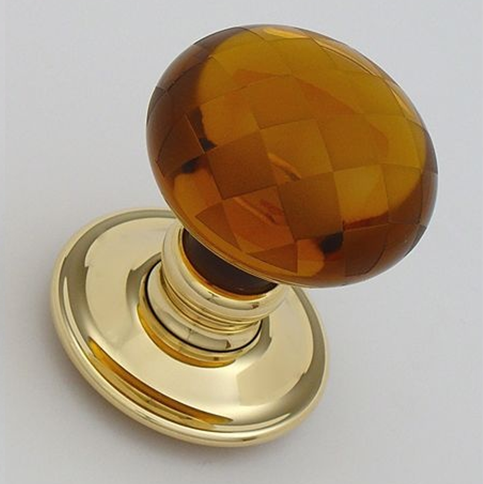 Snobsknobs Amber Glass Chequerboard Door Knobs Snobsknobs pertaining to size 1694 X 1696