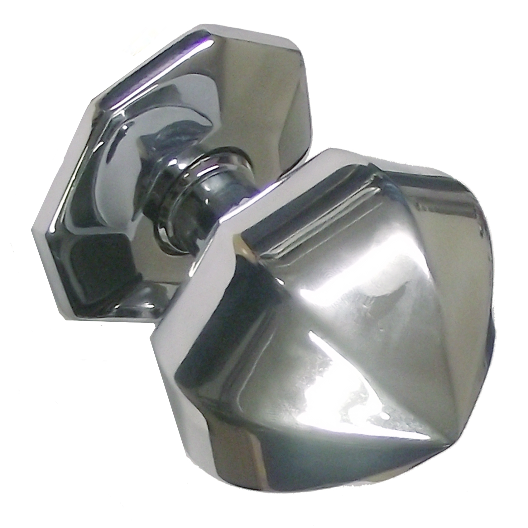 Snobsknobs Polished Chrome Centre Door Knob Snobsknobs pertaining to proportions 1694 X 1696