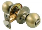 Toledo Fine Locks Antique Brass Privacy Bedbath Door Knob Lock Set with size 1000 X 1000