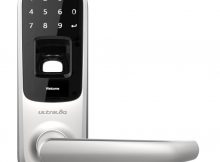 Ultraloq Ul3 Satin Nickel Fingerprint And Touchscreen Smart Lock Ul3 with regard to dimensions 1000 X 1000
