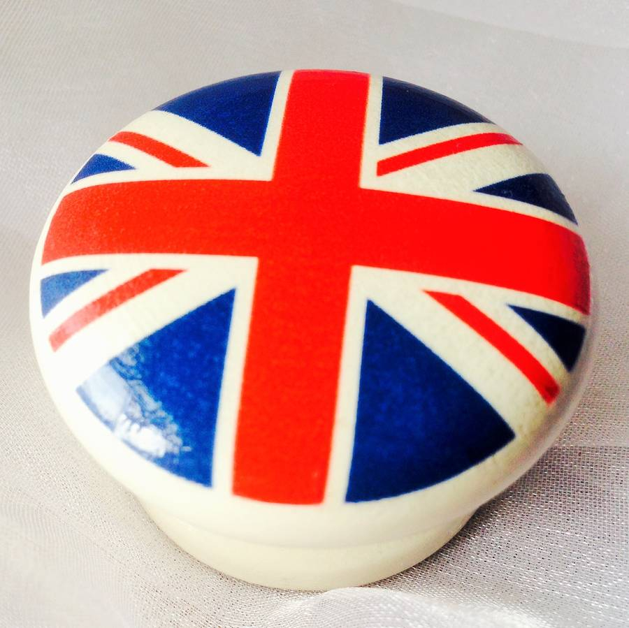 Union Jack Door Drawer Cupboard Knob Surface Candy throughout measurements 900 X 899