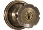 Weslock Traditionale Antique Brass Keyed Entry Eleganti Door Knob intended for size 1000 X 1000