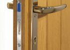 Westminster Oak Doorset With Decorative Glass External Door pertaining to dimensions 2768 X 3390