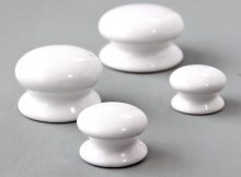 White Ceramic Cabinet Knobs with measurements 1000 X 1000
