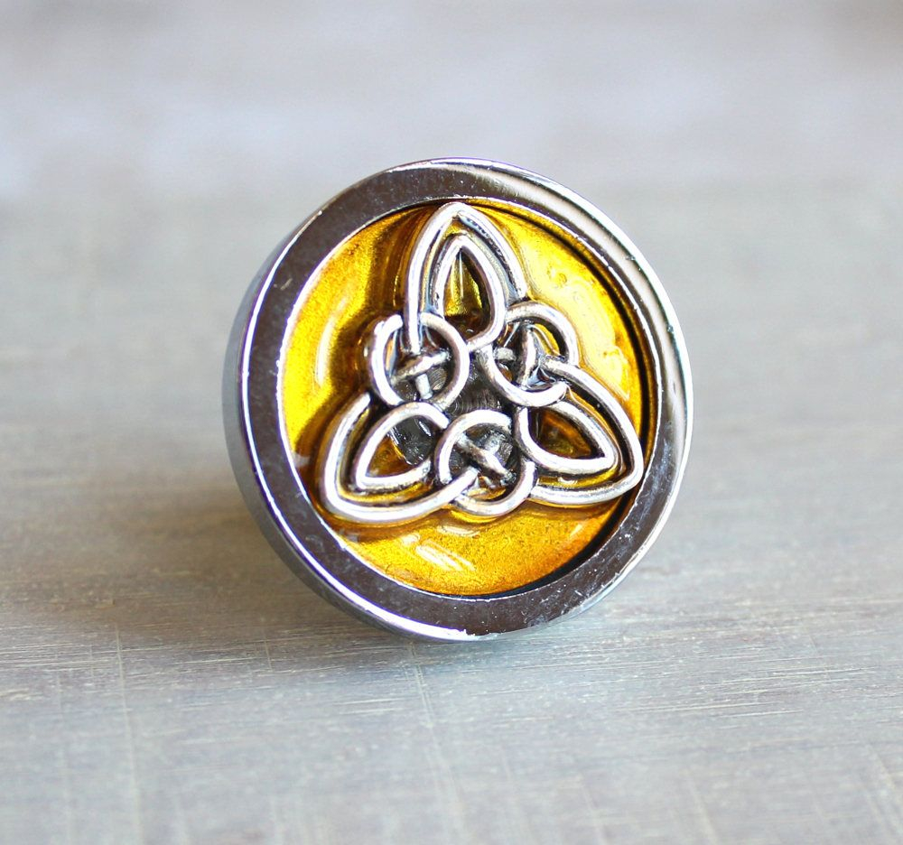 Yellow Celtic Knot Drawer Pull Cabinet Knob Cabinet Pull Dresser inside size 1000 X 936
