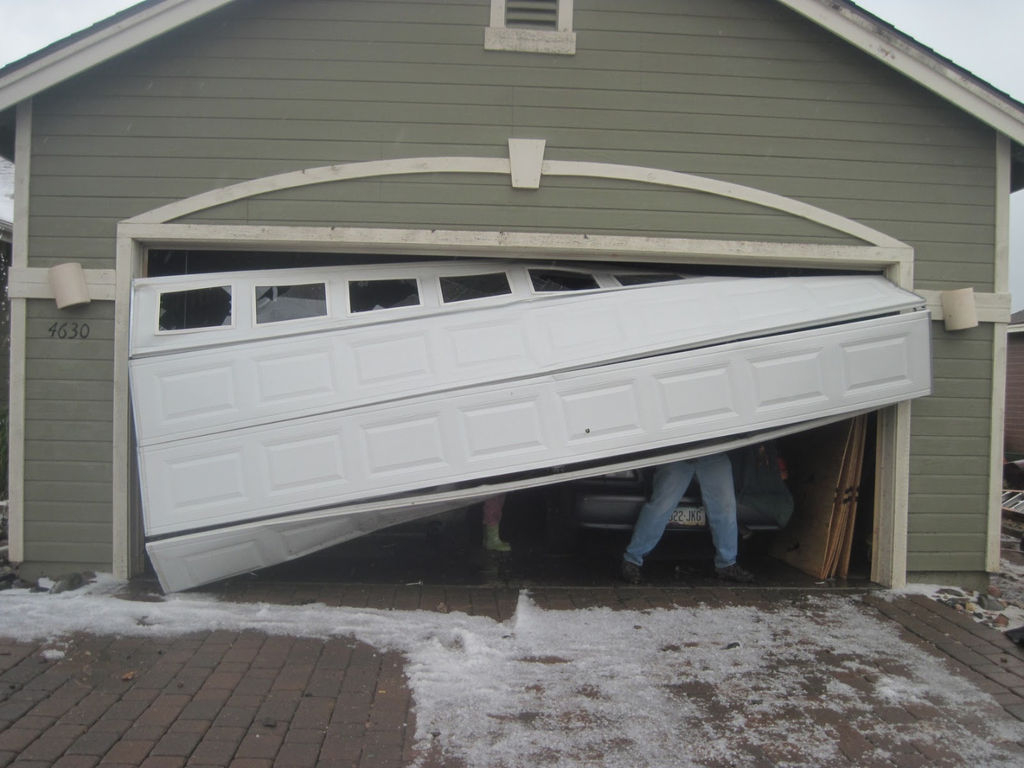 7 Ways To Fix A Dent In A Garage Door Panel within proportions 1024 X 768