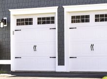 9100 Steel Garage Door Sonoma White Stocktoniii Wayne Dalton in measurements 1887 X 550