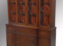 Antique Cabinets With Glass Doors Antique Mahogany Breakfront throughout sizing 816 X 1224