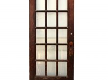 Antique Salvaged 36 Exterior Divided Light Door With Beveled Glass intended for dimensions 2065 X 2065
