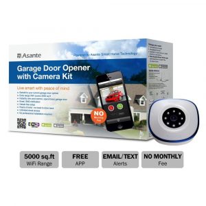 Asante Garage Door Opener With Camera Kit Live Streaming 99 00900 for dimensions 1000 X 1000
