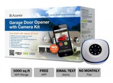 Asante Garage Door Opener With Camera Kit Live Streaming 99 00900 intended for measurements 1000 X 1000