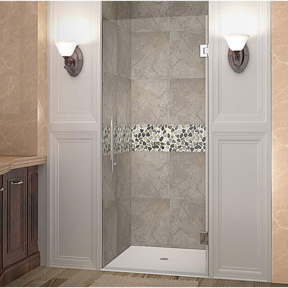 Aston Cascadia 24 In X 72 In Completely Frameless Hinged Shower intended for sizing 1000 X 1000