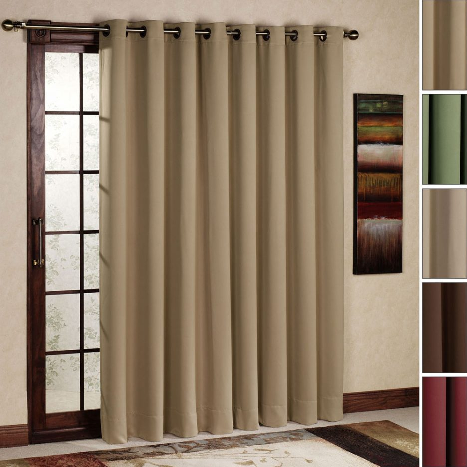 Best Curtain Rod For Sliding Glass Door Kitchen Patio Door Curtains in size 936 X 936