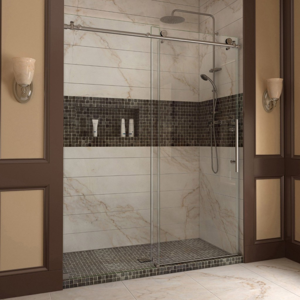 Best Sliding Shower Doors Reviews And Guide 2017 within proportions 1024 X 1024