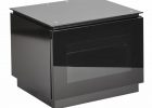 Black Timber Tv Stand Cabinet Glass Door Glass Top For 26 32 Inch Lcd within sizing 1000 X 852