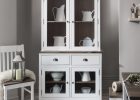 Canterbury Dresser Cabinet With Glass Door In White Noa Nani inside size 1000 X 1000