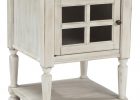 Chair Side End Table With Window Pane Style Framed Glass Door throughout dimensions 1350 X 1542