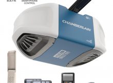 Chamberlain 34 Hp Equivalent Ultra Quiet Belt Drive Smart Garage intended for proportions 1000 X 1000