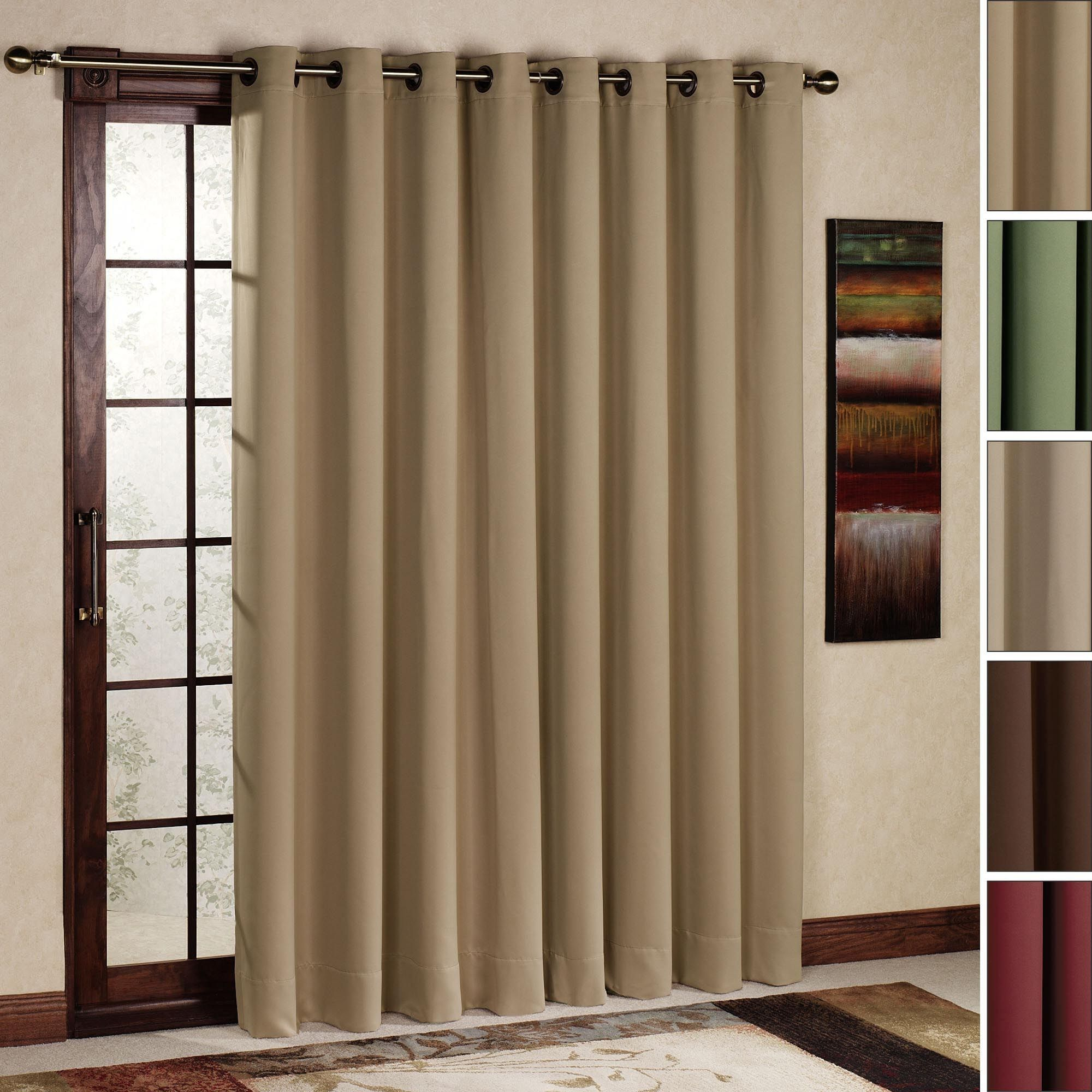 Curtain Rod Size For Sliding Glass Door Window Treatments Design with measurements 2000 X 2000