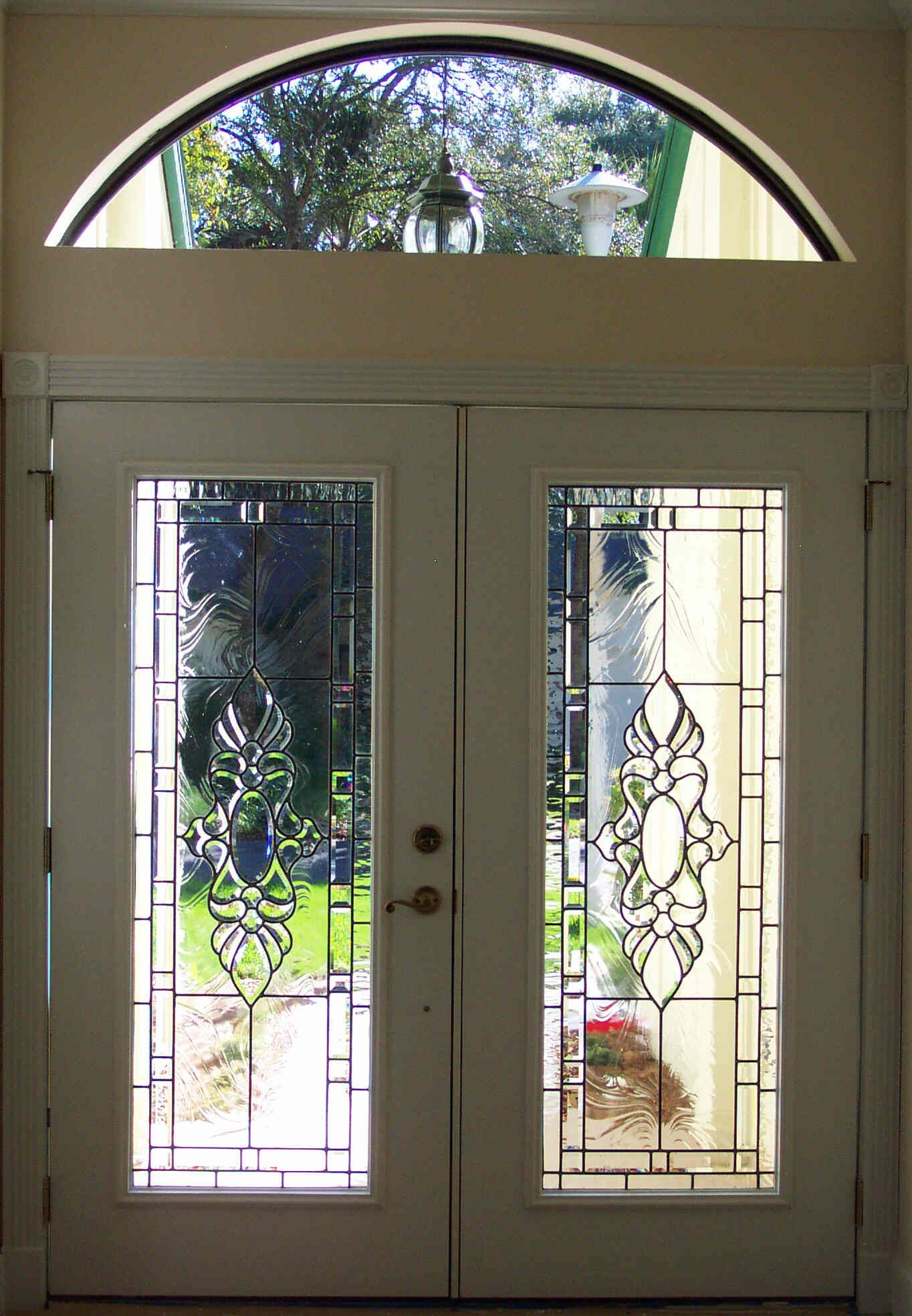 Custom Beveled Glass Door Inserts For Front Entry Created with regard to measurements 1364 X 1969