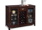 Dark Brown Wooden Cabinet With Double Frosted Glass Doors And with proportions 1800 X 1752