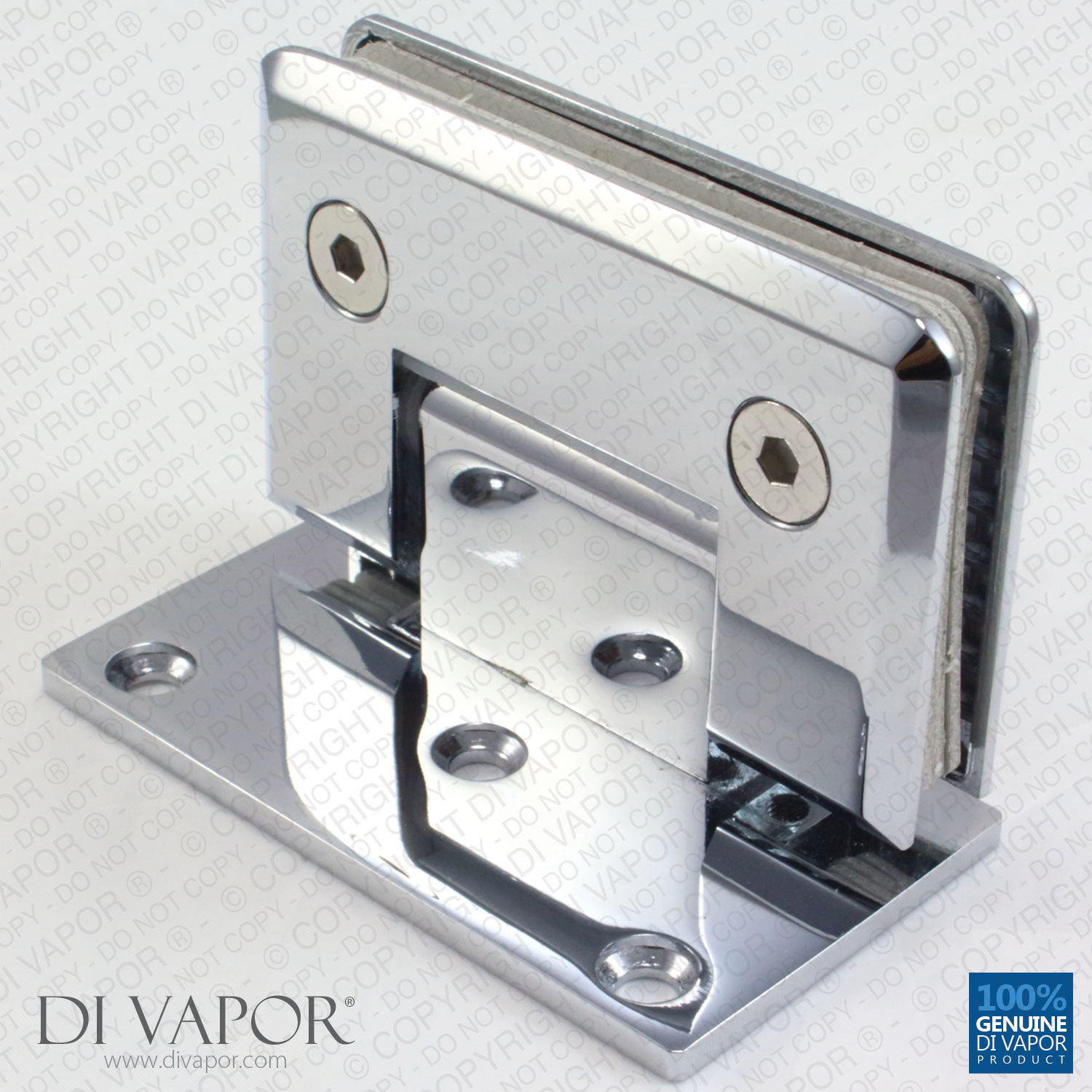Di Vapor R 90 Degree Wall Mounted Shower Door Glass Hinge Chrome in proportions 1500 X 1500