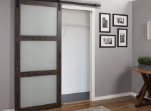 Erias Home Designs Continental Frosted Glass 1 Panel Ironage pertaining to measurements 2000 X 2000