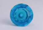 Faceted Glass Door Knobs Blue intended for proportions 960 X 960