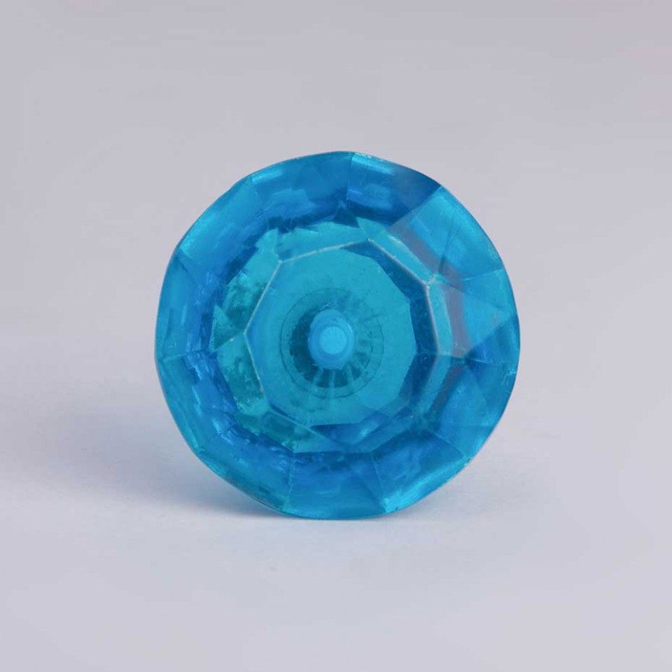 Faceted Glass Door Knobs Blue intended for proportions 960 X 960