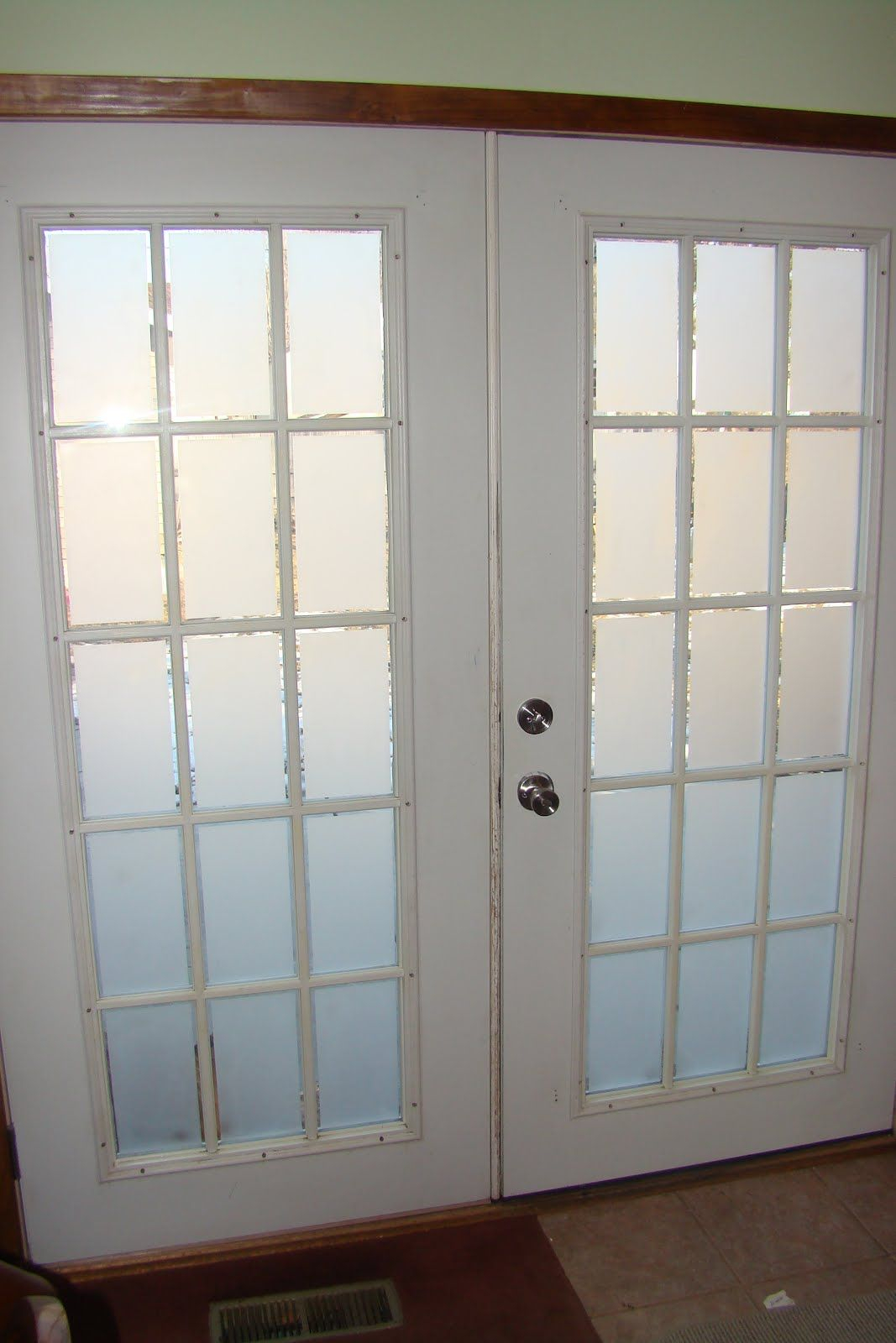 Frosted Glass On French Doors Decos Doors French Doors Glass Door intended for dimensions 1067 X 1600